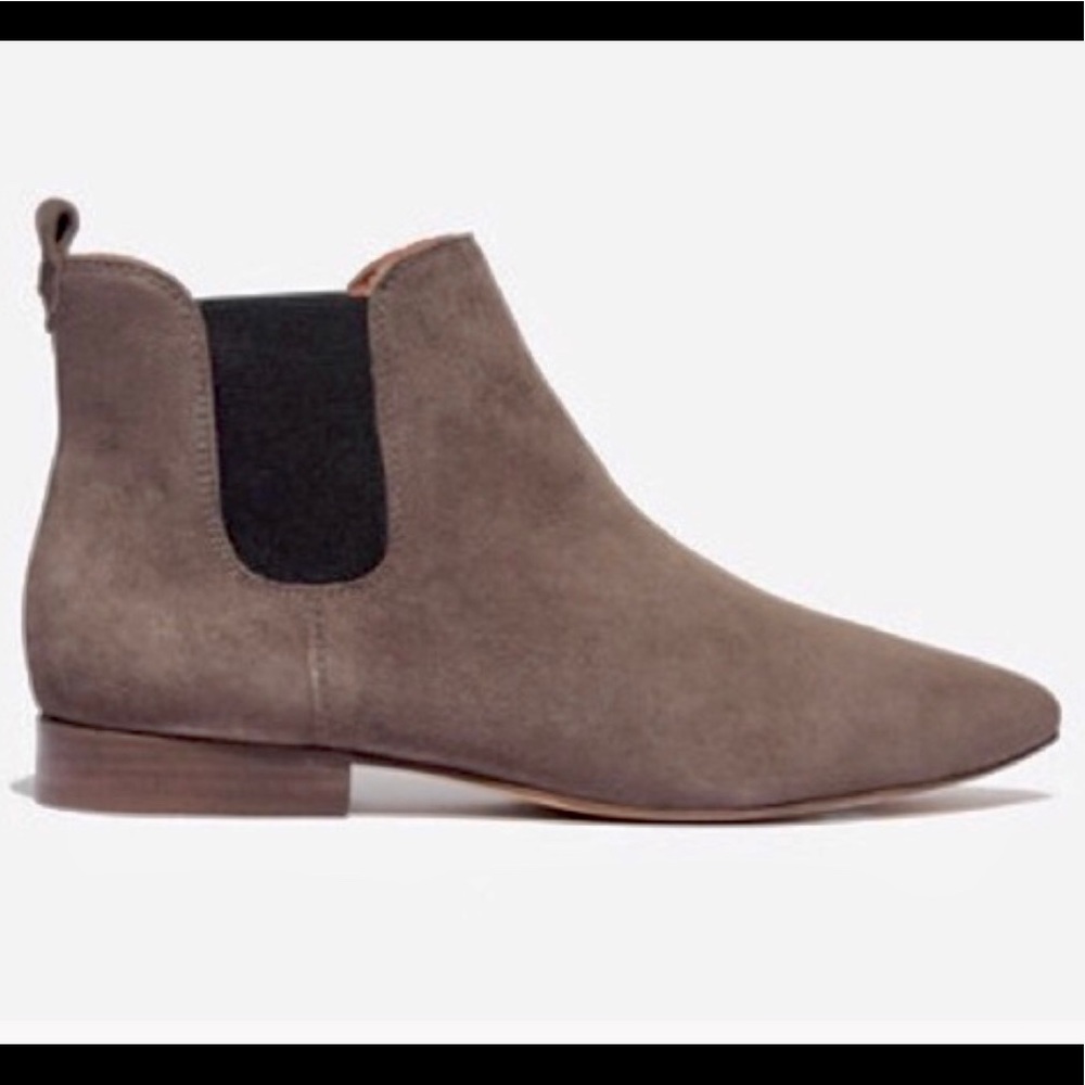 Madewell Nico Boots Grey Suede
